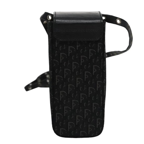 Christian Dior Trotter Canvas Shoulder Pouch Black Auth - Picture 3 of 16